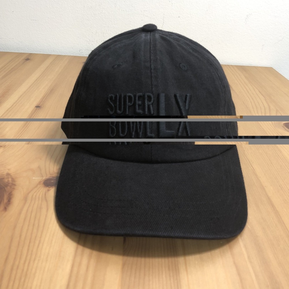 Super Bowl LX NFL Dad Hat Cap One Size Black Football